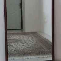 آینه نو با قاب چوب