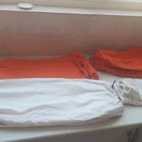 کاپشن دخترانه و تعدادی شلوار کارگو اسپرت|کفش و لباس بچه|قم, انسجام|دیوار