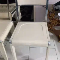 صندلی ۶عددباهم پایه فلزی
