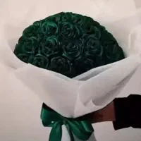 دسته گل رز یشمی