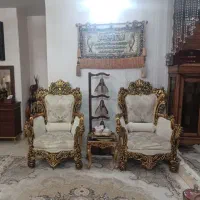 مبل کلاسیک سلطنتی ، تمام چوب گردو ،|مبلمان خانگی و میز عسلی|کهریزک, |دیوار