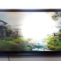 تابلو چراغ دار|تابلو، نقاشی، عکس|قم, باغ شریفی|دیوار