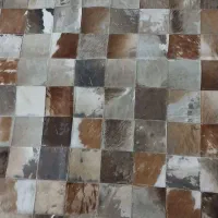 فرش تیکه دوزی چرم