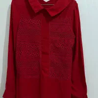 شومیز حریر گیپور