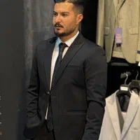 کت و شلوار بدون ژیله مشکی