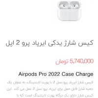 کیس شارژ ۲۰۲۳  ایرپاد ۲ پرو تایپ c|لوازم جانبی موبایل و تبلت|تهران, تهرانسر مرکزی|دیوار