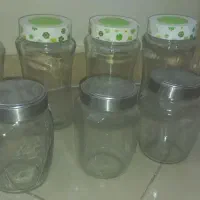 شیشه حبوبات وبانکه  .