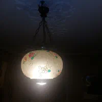 لوستر نقاشی با دست سنتی کلاسیک|لوستر و چراغ آویز|تهران, فلسطین (میدان انقلاب)|دیوار