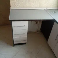 کابینت ام دی اف همراه سینک و هود|آب‌چکان و نظم‌دهنده ظروف|فردیس, خیام شرقی|دیوار