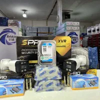 2 دوربین مداربسته دیددرشب رنگی کامل//