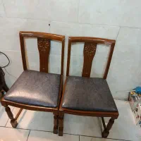 یک جفت صندلی چوبی چوب راش کاملا سالم|صندلی و نیمکت|کرج, گلشهر|دیوار