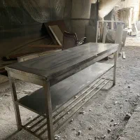 ۲ عدد میز کار استیل ۳ طبقه