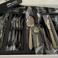 سرویس قاشق چنگال نو ناب استیل