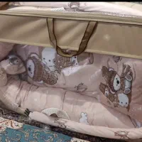 ست کامل سیسمونی نوزاد،تشک گارددار،قنداق فرنگی