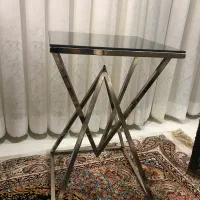 میز جلو مبلی و دو عدد عسلی فلزی رنگ ثابت|مبلمان خانگی و میز عسلی|مشهد, هفت تیر (نه دره)|دیوار