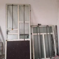دو عدد پنجره و یک عدد درب ورودی حال|مصالح و تجهیزات ساختمان|خرم‌آباد, |دیوار