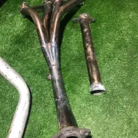 هدرز استیل پژو xu7 همراه با سنتر و رابط هدرز