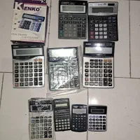 تعدادی ماشین حساب کاسیو و کنزو و سیتیزن ct-770 II