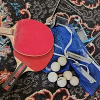 تور و دسته و توپ پینگ پنگ