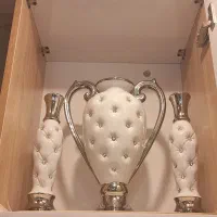 گلدان و۲شمعدان