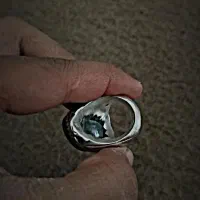 انگشتر دوقاب شیرازی|کلکسیون اشیاء عتیقه|نی‌ریز, |دیوار