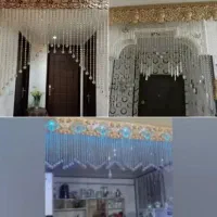 پرده کریستالی درجه یک|صنایع دستی و سایر لوازم تزئینی|صدرا-فارس, فاز ۱|دیوار