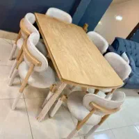 میز ناهار خوری و جلو مبلی