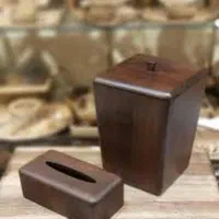 سطل چوبی درب دار ، کلنگی ، بدون درب چوبی عمده