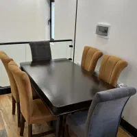 سرویس ناهار خوری ۶نفره|میز و صندلی غذاخوری|ساری, |دیوار
