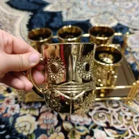 سینی و فنجان و قندون