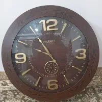 ساعت دیواری طرح چوب
