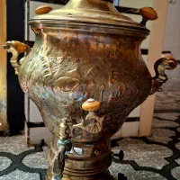 سماور زرد برنج