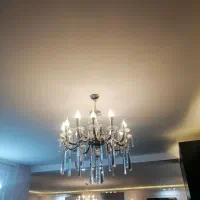 باسلام یک عدد لوستر پذیرایی کریستال  ۱۲شعل