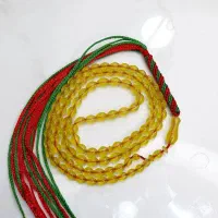 تسبیح شاه مقصود اعلا زرد انگوری فاخر و در نجف