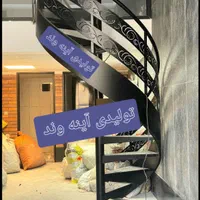 پله پیچ گرد گردون صاف آهنی دوبلکسی فلزی مارپیچ|خدمات پیشه و مهارت|تهران, شهرک ابوذر|دیوار