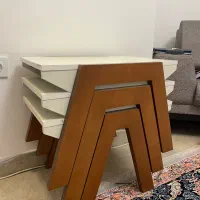 میز عسلی ۳ تایی کاملا سالم و تمیز