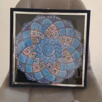 بشقاب مینا کاری اصفهان|صنایع دستی و سایر لوازم تزئینی|مشکین‌دشت, |دیوار