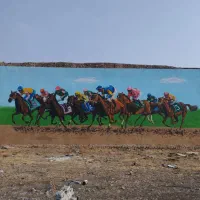 نقاشی دیواری ونقش برجسته بتنی