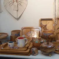 ظرف چوبی یلدا هدیه یلدا