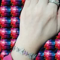دستبند نقره گردنبند نقره و انگشتر نقره