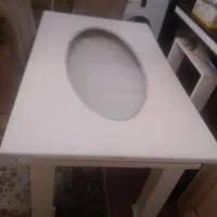 میز غذا خوری به همراه صندلی کار کرده ۶ نفره