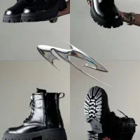 بوت مشکی مردانه کلاسیک نو