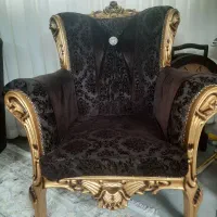 مبل راحتی نیمه استیل