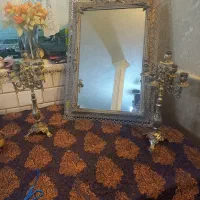 یک عدد آیینه شمعدان|صنایع دستی و سایر لوازم تزئینی|قم, سراجه (۱۵ خرداد)|دیوار