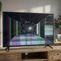 ال‌ ای‌ دی تلویزیون شکسته و خراب ،بهترین قیمت نقدی