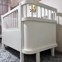 تخت نوزاد نوجوان شو همراه با تشک|تخت و صندلی بچه|تهران, کوهک|دیوار