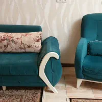 مبل 7نفره با میز جلو مبلی و سه عدد عسلی