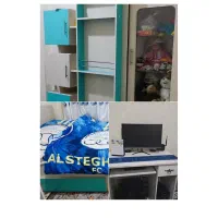 سرویس کمدوتختخواب نوجوان|تخت و سرویس خواب|ری, دولتآباد|دیوار