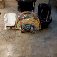 تشک بازی و صندلی غذاخوری|اسباببازی بچه|تهران, زعفرانیه|دیوار