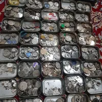 قطعات ساعت اوراقی قدیمی ژاپن وسوئیس|ساعت|زنجان, |دیوار